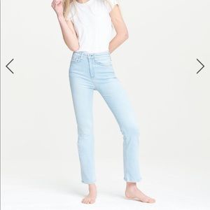 NEW • Rag & Bone • Nina High Rise Flare Jeans Blue